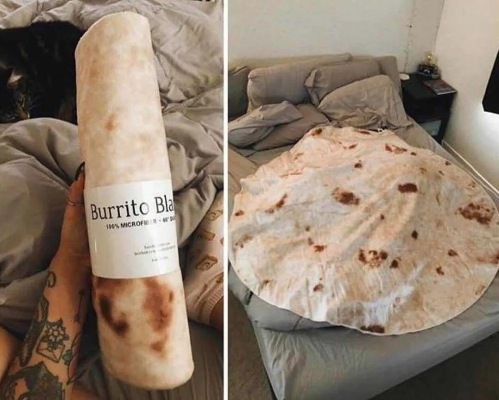 6 размеров одеяло Tortilla коврик с печатью круглый Мехико Burrito маленький ковер для офиса дома кемпинга пикника одеяло для улицы