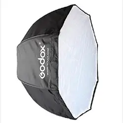 Godox переносной восьмиугольный софтбокс 80 см/31,5 дюйма зонтик парашют вспышка со светоотражателем софтбокс для студийной фотовспышки Speedlight