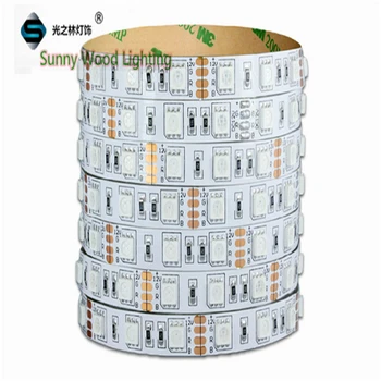 

5M/Roll 5050 60led/m 24VDC IP20 RGB soft strip light ,led tape light for indoor use and decoration ,color changing strip
