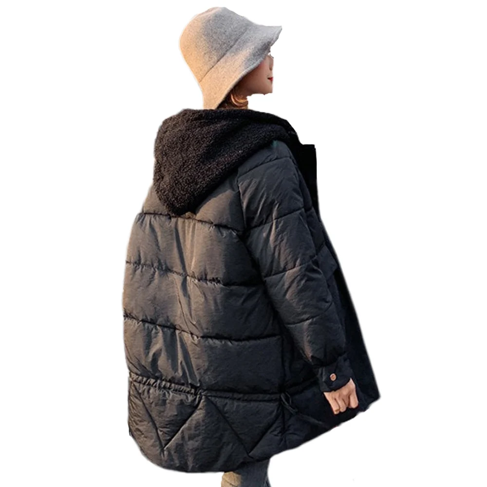 

Fashion woman Women White Down Parka Jackets Natural Jacket Women Winter Slim Korean Edition Thickened down parka women 1817