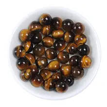 Натуральный тигровый глаз круглый незакрепленный камень Агатовые Бусины для самостоятельного изготовления ювелирных изделий браслет Цепочки и ожерелья 4/6/8/10/12 мм нити 15 ''