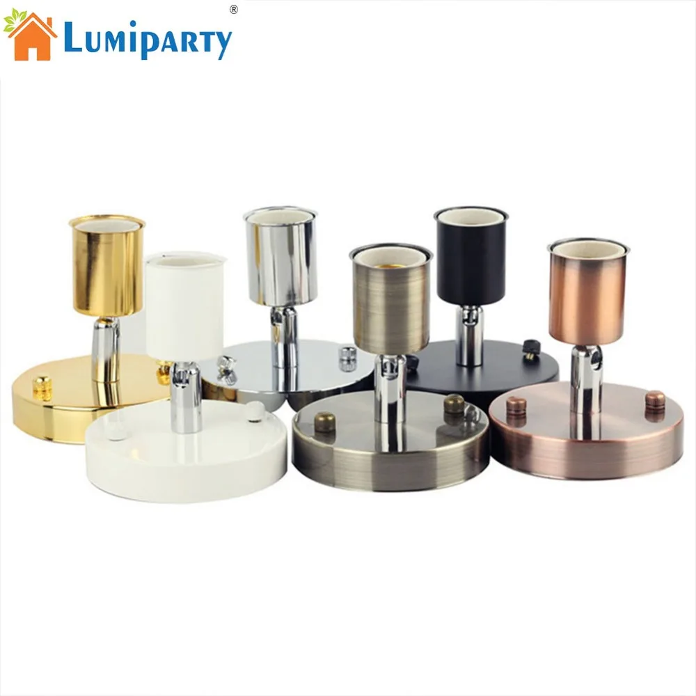 LumiParty Universal E27 Retro Lamp Base 180 Degree Turn Light Holder