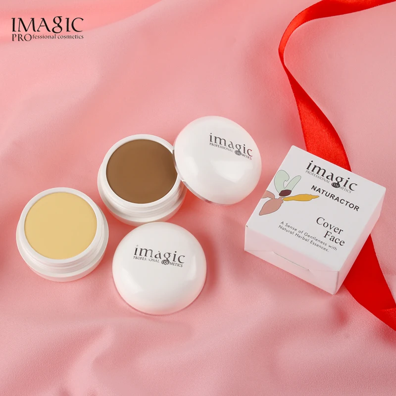 IMAGIC 10-color консилер макияж крем для лица Водонепроницаемый легкий тональный крем установка пудры белая коробка упаковка
