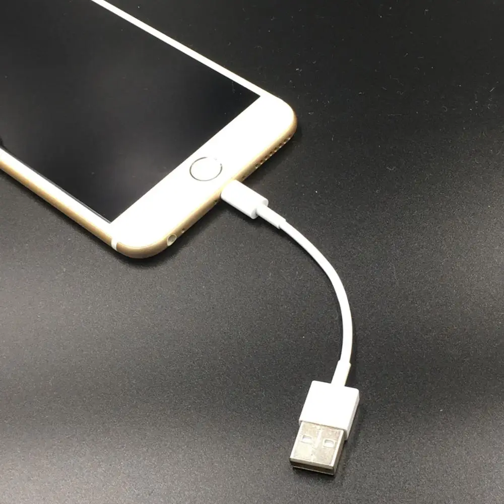 Белый 10 см 8 контактный usb кабель синхронизации данных зарядки для iPhone X Xs Max XR 7 6 S