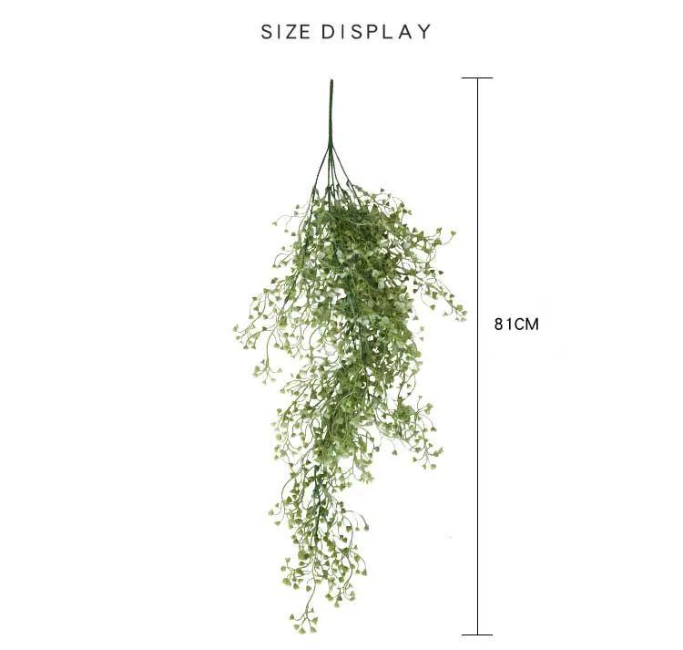 Искусственные растения, трава, стена, висящая трава, поддельные Висячие лозы, растения, листья, гирлянда, домашний сад, стена, Свадебная вечеринка, украшение