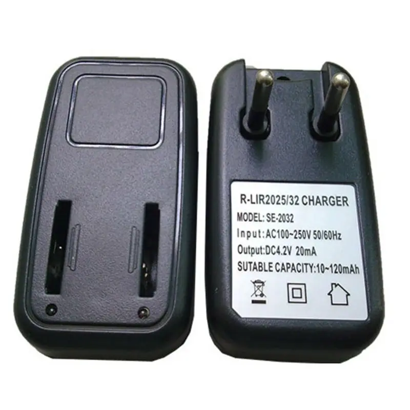 

Aipinchun LIR2032 LIR2025 ML2032 ML2025 Coin Button Cell Battery Charger EU Plug High Quality