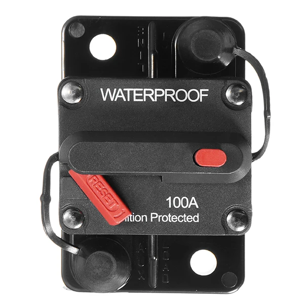 100A Car Boat RV Ignition Protected Switch Manual Reset Circuit Breaker