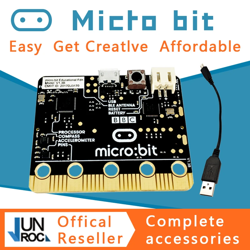 

BBC Micro:bit LED Matrix with 25 Leds On-board Motion Detector Compass Bluetooth Micro bit