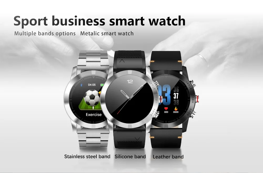 IP68 спортивные Смарт-часы 1,3 ''IP68 Водонепроницаемый Bluetooth 4,2 Smartwatch сердечного ритма в режиме реального компас спортивные часы для iOS и Android