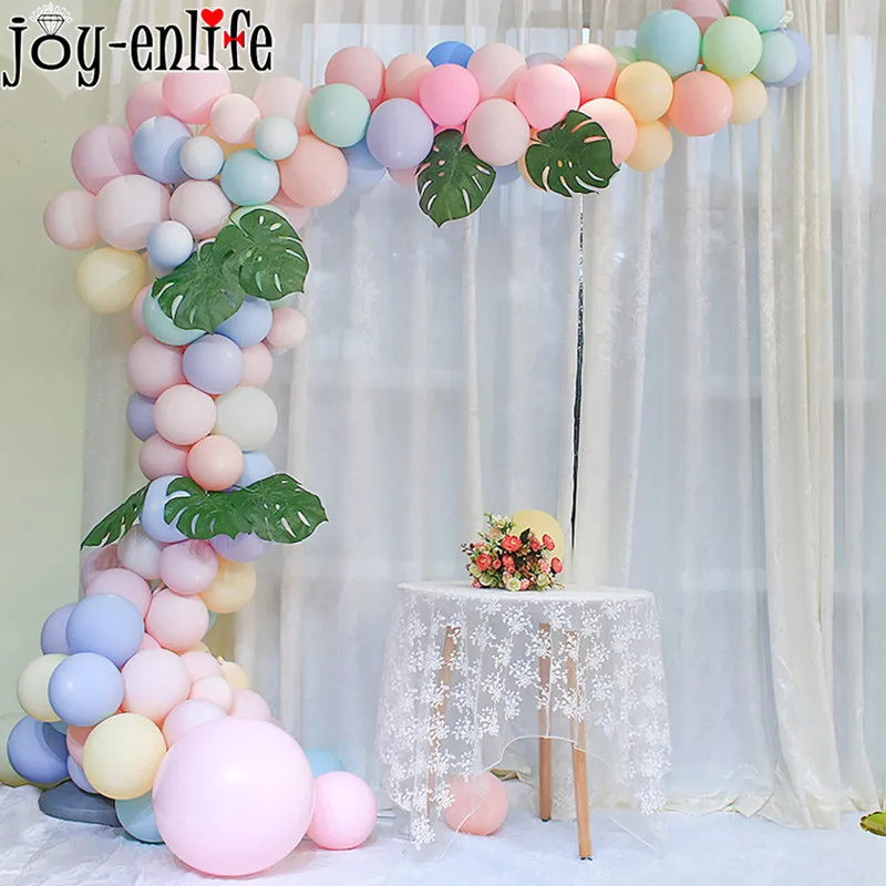 5m Latex Balloon Chain of Plastic Wedding Birthday Party Balloons Backdrop Decoration Ballon Chain Tape Arch Ballons Accessories