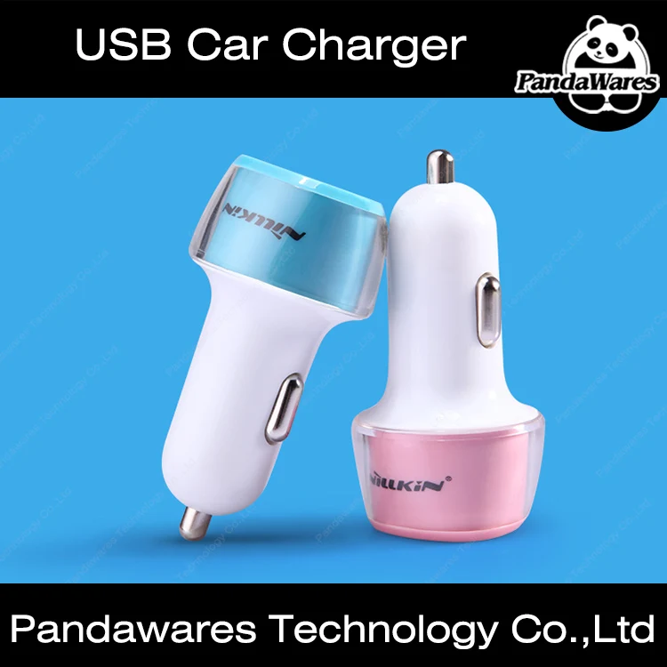 Original Nillkin Car Charger Universal DualDual Mini USB 5V 1A 2.4A Fast Charging For Most Smart Phones Tablets IOS device
