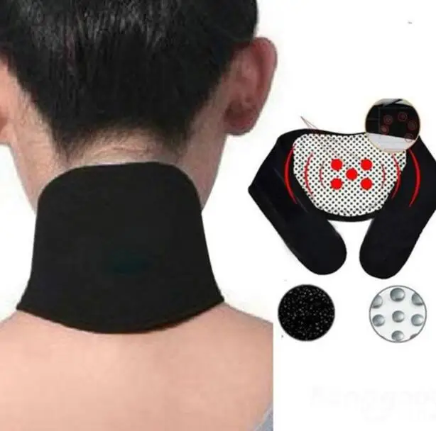 Турмалиновый магнитный массажер для шеи шейный позвоночник защита спонтанная нагревательный пояс массажер для тела Уход за кожей лица
