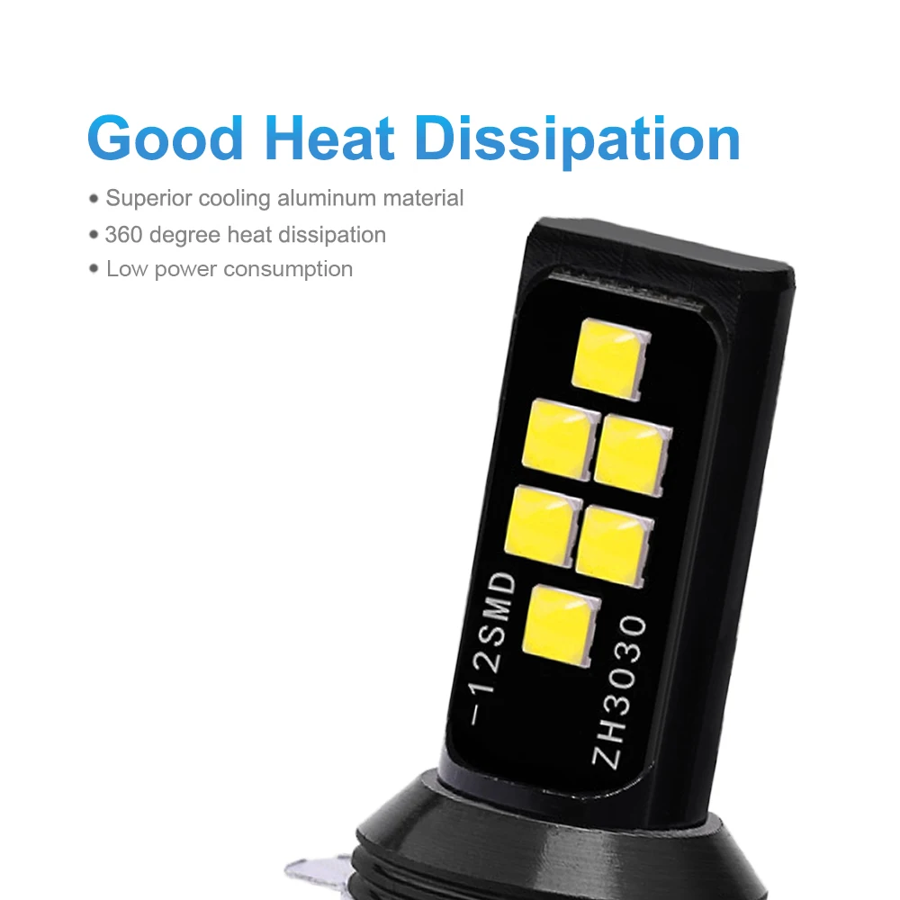 NLpearl 2x H11 Led 3000 К Противотуманные фары Дневные Фары Лампы H1 H3 H7 9005 HB3 9006 HB4 H9 H8 Canbus 3030SMD