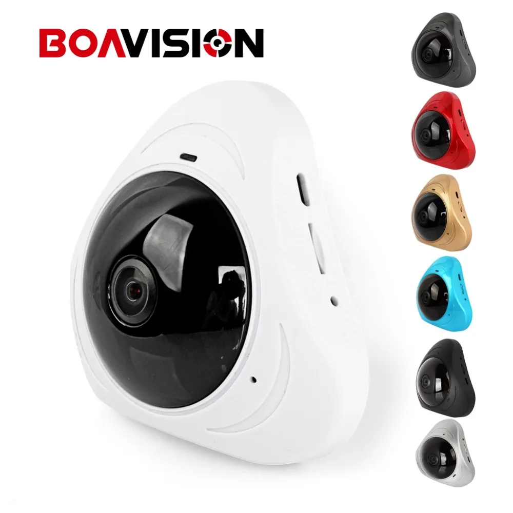 Image of "1.3MP 360 Degree WIFI IP Camera 960P Baby Monitor Two Way Audio Home Security CCTV WI-FI Camera Android Panorama 3D VR"