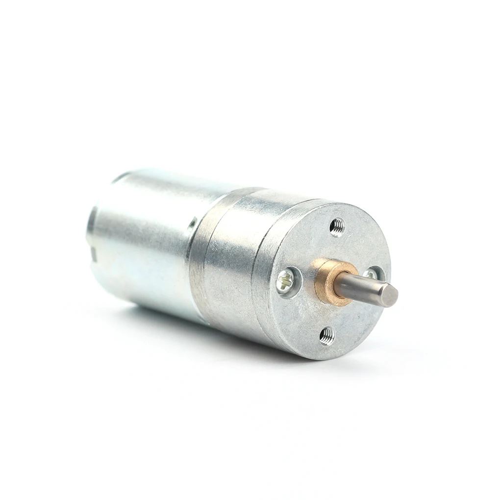 12V 30RPM Gear Motor 25mm DC 12V 25GA-370 Low Speed Metal High Torque Mini Gear Motor for Electronic DIY 5-1000RPM