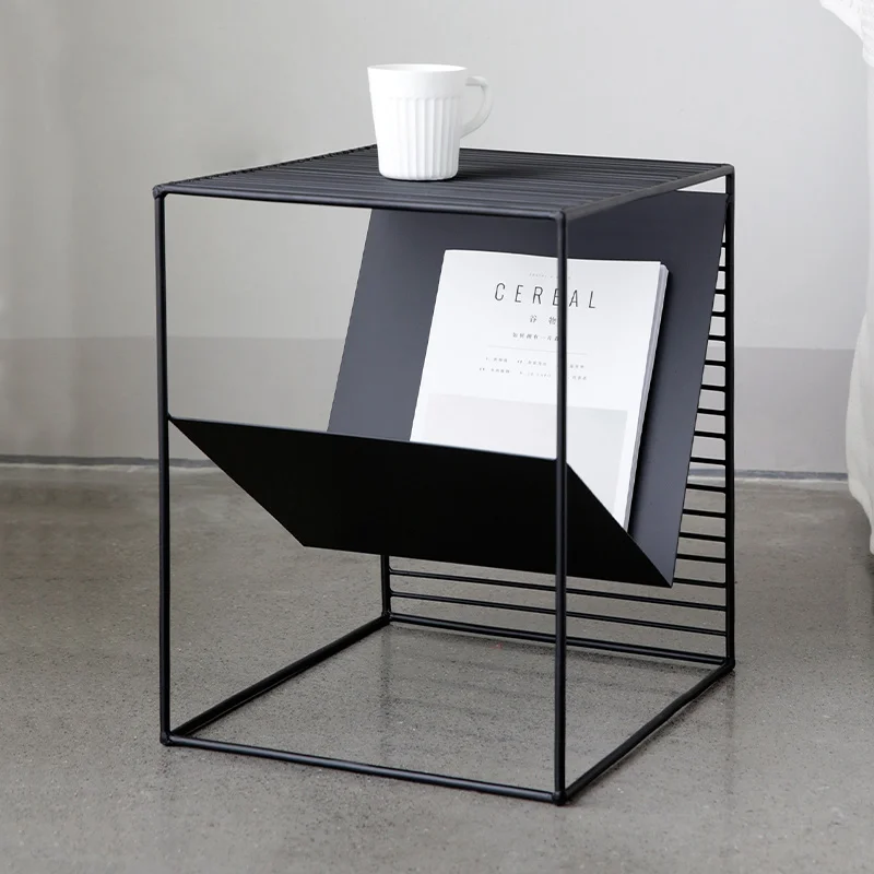 Nordic wrought iron sofa bedside corner table modern minimalist living room small apartment creative mini coffee table Nordic wrought iron sofa bedside corner table modern minimalist living room small apartment creative mini coffee table