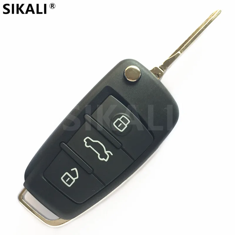 SIKALI автомобиль дистанционного ключа для Audi A3 S3 A4 S4 TT 434 МГц 8P0837220D 8P0 837 220 D 220D 2005 2006 2007 2008 2009 2010 2011 2012 2013