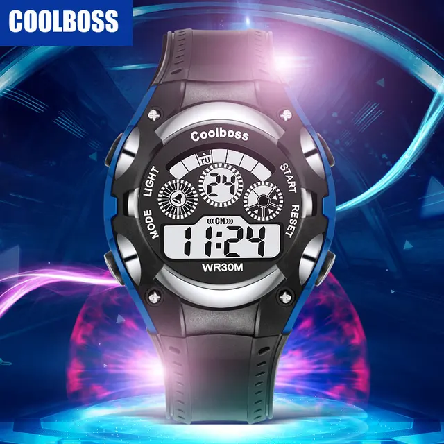 COOLBOSS Brand New Sport Student Children Watch Kids Watches For Boys Girls Cloc COOLBOSS Brand New Sport Student Children Watch Kids Watches For Boys Girls Cloc