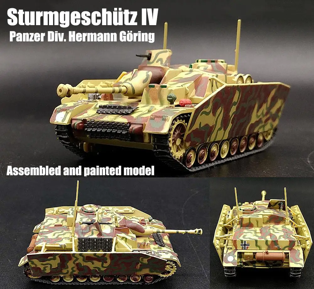 Немецкая StuG IV Fsch Pz Div 1/72 Модель литья под давлением |