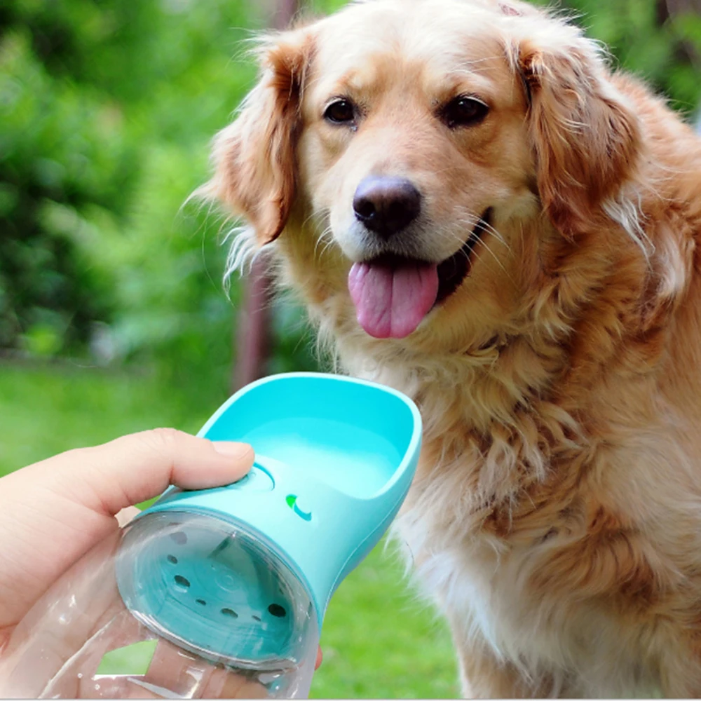 Portable Pet Dog Drinking Water Bottles Travel Dog Bowl Antibacterial
