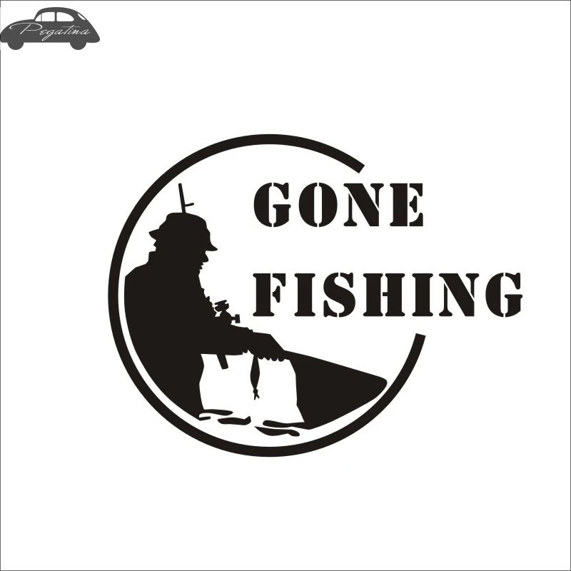 Go Fishing Big Fish испанская французская наклейка Fisher Fishman рыболовные Крючки снасти