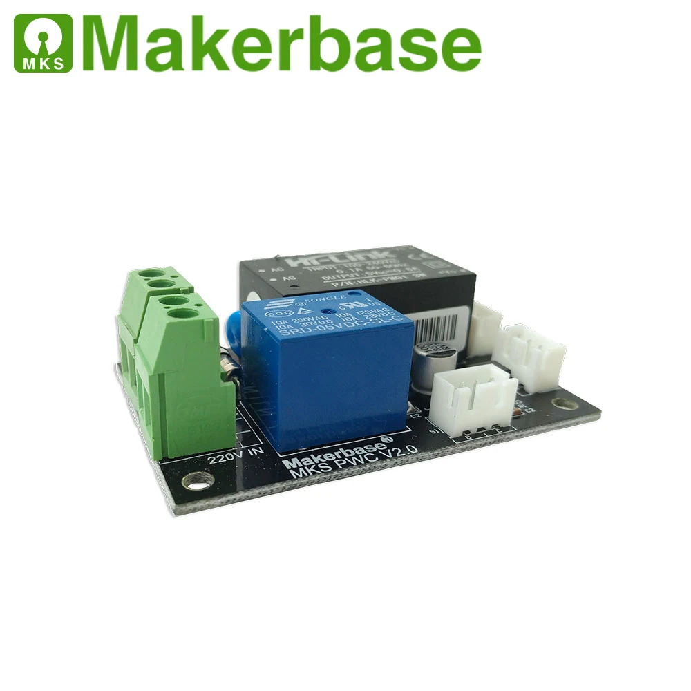 Makerbase MKS PWC V2.0 Автоматическое отключение питания после печати модуль монитора питания Автоматическое выключение контроллера для 3D принтера