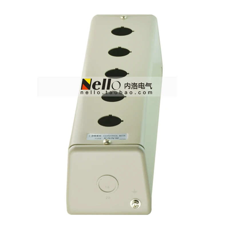 

[SA]Imported from Japan and the spring IDEC 22mm metal five -hole button box KGNW515Y--3pcs/lot