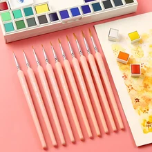 Акварельная сверхтонкая ручка-закладка студенческий штрих цветные акварельные кисти для масла Кисть ручка гуашь акрил ручка комплект, принадлежности для живописи