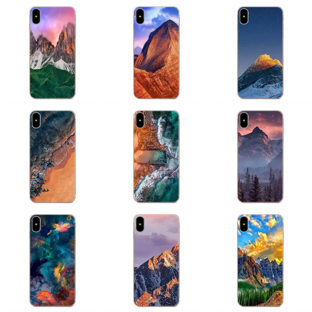 ГОРНЫЙ ПИК лес мягкий популярный хит для Huawei Mate 7 8 9 10 20 P8 P9 P10 P20 P30 Lite Plus Pro 2017 |