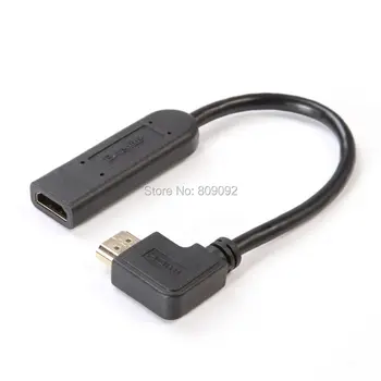 

70M HDMI 2.0 Left Angled 90 Degree Male to Female Active Repeater Extender Booster Coupler Adapter 1080p HDTV