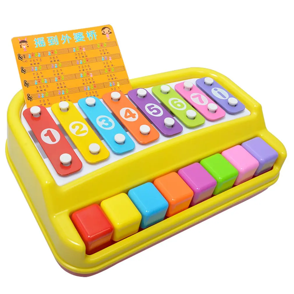 8 Notes Player Kids Piano Toy Learning Musical Instrument Keyboard