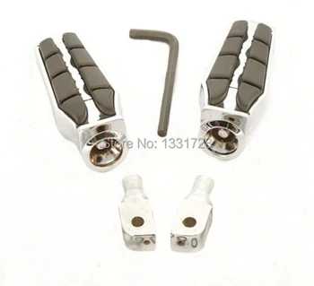 

Chrome Wing Foot Pegs Rests For 12002-2006 Honda VTX 1800 C/F (Rear)