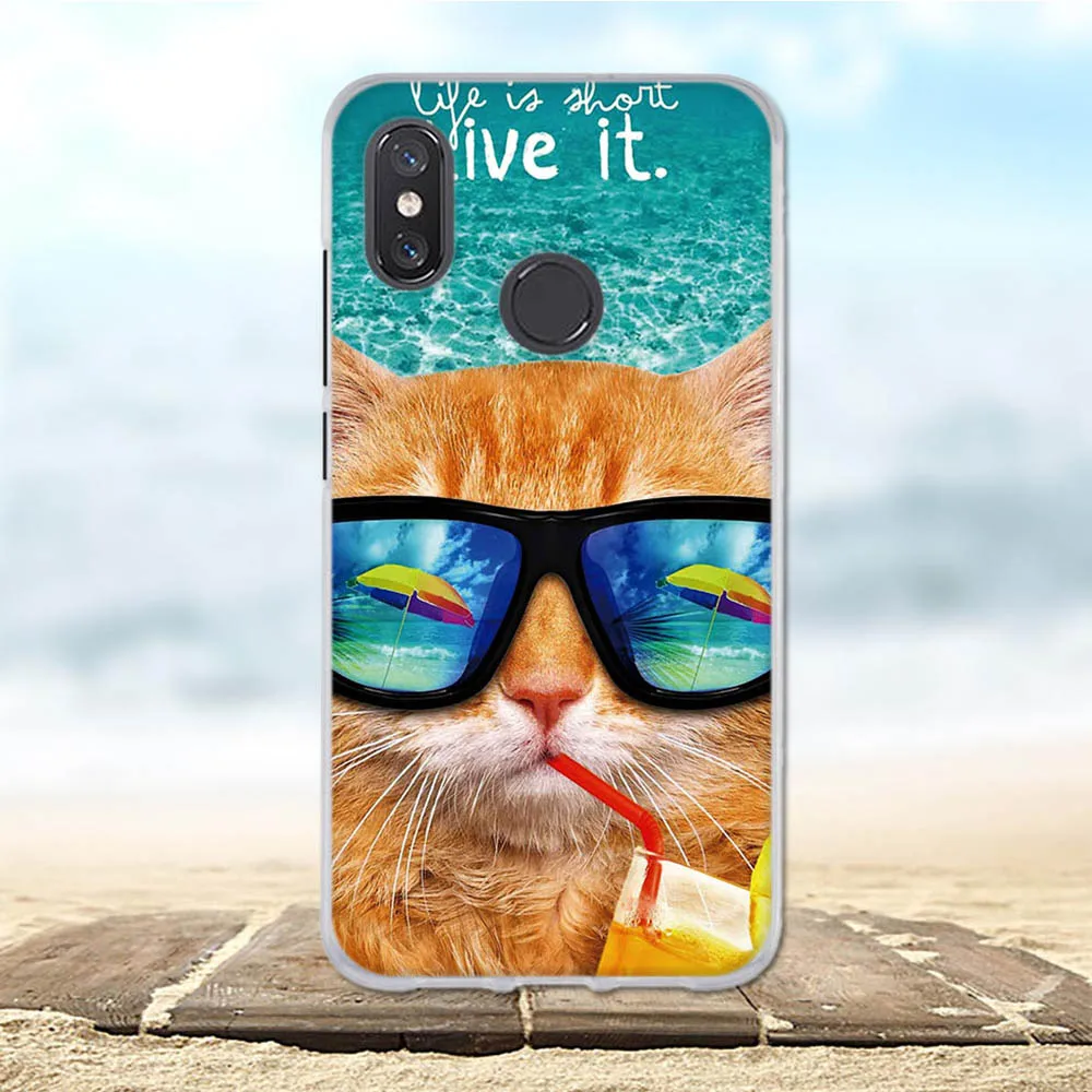 Чехол для Xiaomi Mi 8 окрашенный защитный силиконовый чехол Explorer милый 3D Mi8 чехлы