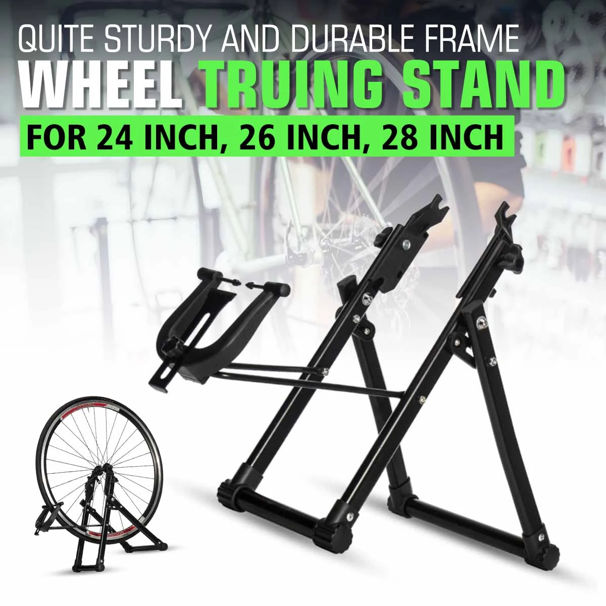 Bike Wheel Truing Stand Home Mechanic Truing Stand Maintenance Repair Tool