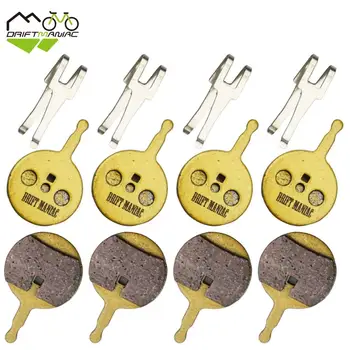 

DRIFT MANIAC Bicycle Disc Brake Pads Shoes 4 Pairs Metallic Pads For AVID/ PROmax/ Decipher Mountain Road Bike