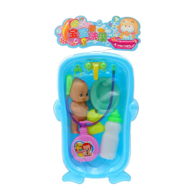 Baby Born Bathtub Handmade Alive Silicone Reborn Baby Bath Doll Accessories Educational Toys for