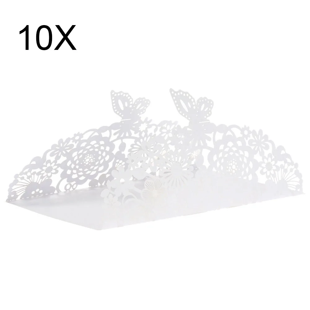  High Quality 10 Pcs/Bag Fashion Invitations Card Solid Color Hollow Flower Elegant Greeting Cards F - 33038596110