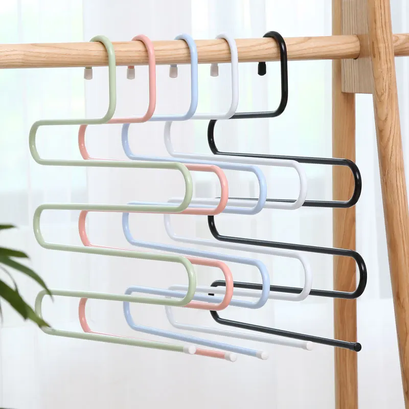 New Trousers Rack Clothes Hanger Belt Holder Rack Outdoor Clothes Hanger 3 Layers Pants Clothes