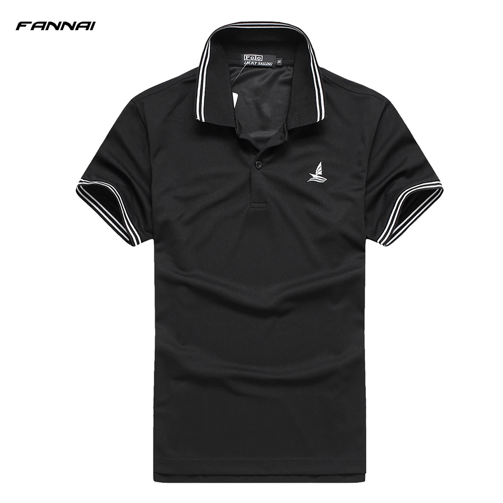 Высокое качество Camisa Polo приталенная Мужская рубашка из хлопка с отложным воротником Летняя мужская рубашка поло модная Повседневная рубашка поло