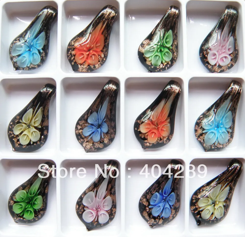 12X 3D подвеска из муранского стекла с бусинами GP1|beads pendant|lampwork murano glass pendantlampwork pendant |