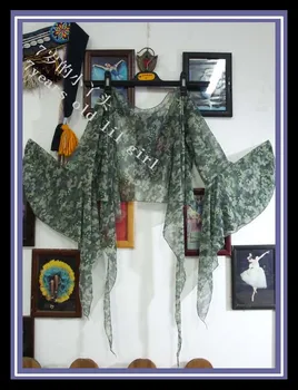 

Belly dance top Transparent thin Belly Dance 7 flare Blouse Top CE63