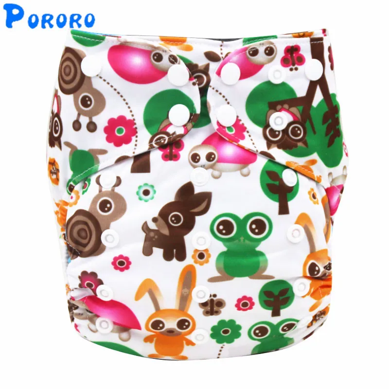 

Baby Washable Cloth Diaper AIO Nappy Waterproof Reusable Pockets Cloth Diaper Christmas Printed Cloth Diapers With Insert Nappy