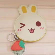 Милые женские кошельки M056, мультяшный медведь, кролик, высокое качество, PU кожаная кукла, сумка, гарнитура, линия передачи данных, портмоне, сумка для карт