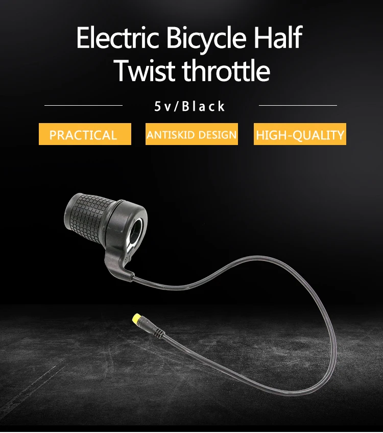 Electric Bicycle Half Twist Throttle Speed Control Throttle Accelerator Electric Bike Accessory Repair Part Bicicleta Accesorio