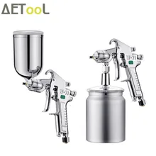 Профессиональный Пневматический распылитель AETool, Аэрограф, распылитель, распылитель из сплава, распылитель с 400 мл/600 мл бункером для покраски автомобилей