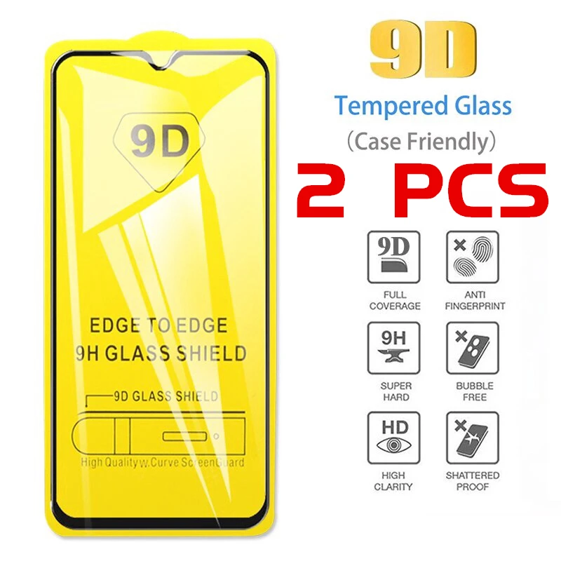 

9D Tempered Glass For Xiaomi Redmi Y3 Y2 Y1 S2 Go Screen Protector For Redmi Note 4x With Low 5A With High Protective Glass Film