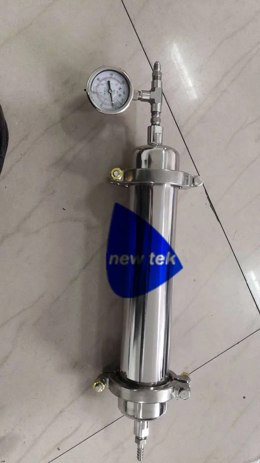 3in.x1/4in. JIC Flare Molecular Sieve Filter Dryer Canisterin Pipe