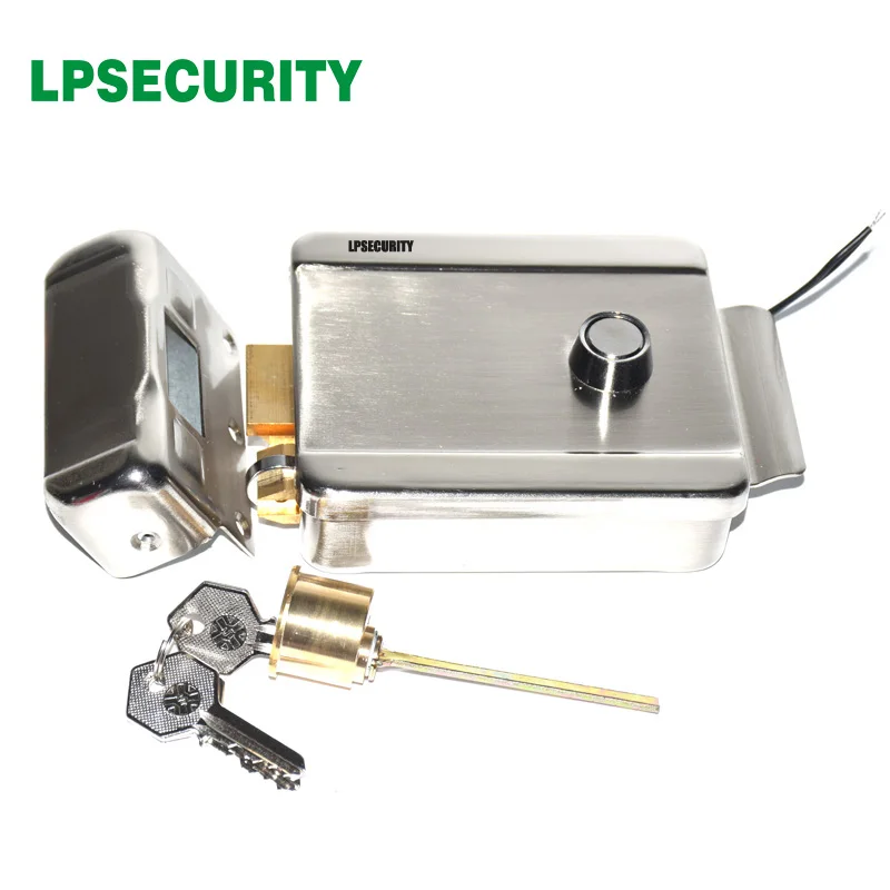 Электронный дверной замок LPSECURITY видеодомофон с дверным звонком и управлением