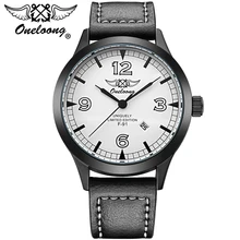 ONELOONG 2017 Mens Watches Top Brand Luxury Men’s Quartz Watch Waterproof Sport Military Watches Men Leather Relogio Masculino
