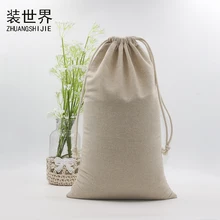 2шт 24*40 см заказной логотип печать хлопковая сумка для белья мешок шнурок сумки рождественские ювелирные изделия сумки органайзер для путешествий